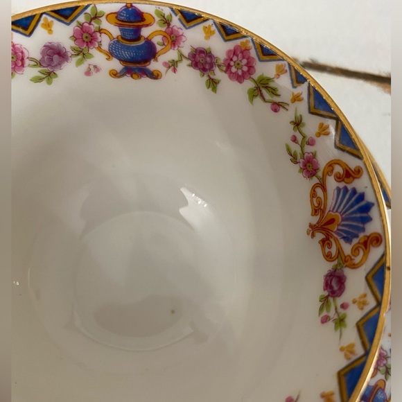 VTG LIMOGES FRANCE TEACUP AND SAUCER IN PATTERN GRR20 - Picture 3 of 12